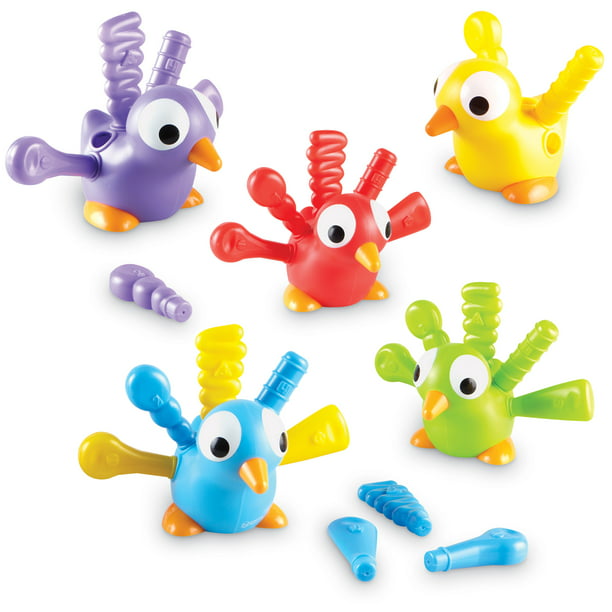 Ages 18 mos+ Toddler Finger Puppet Toy 10 Piece Set Learning Resources Peekaboo Learning Farm Matching /& Sorting Toy Counting Multicolor